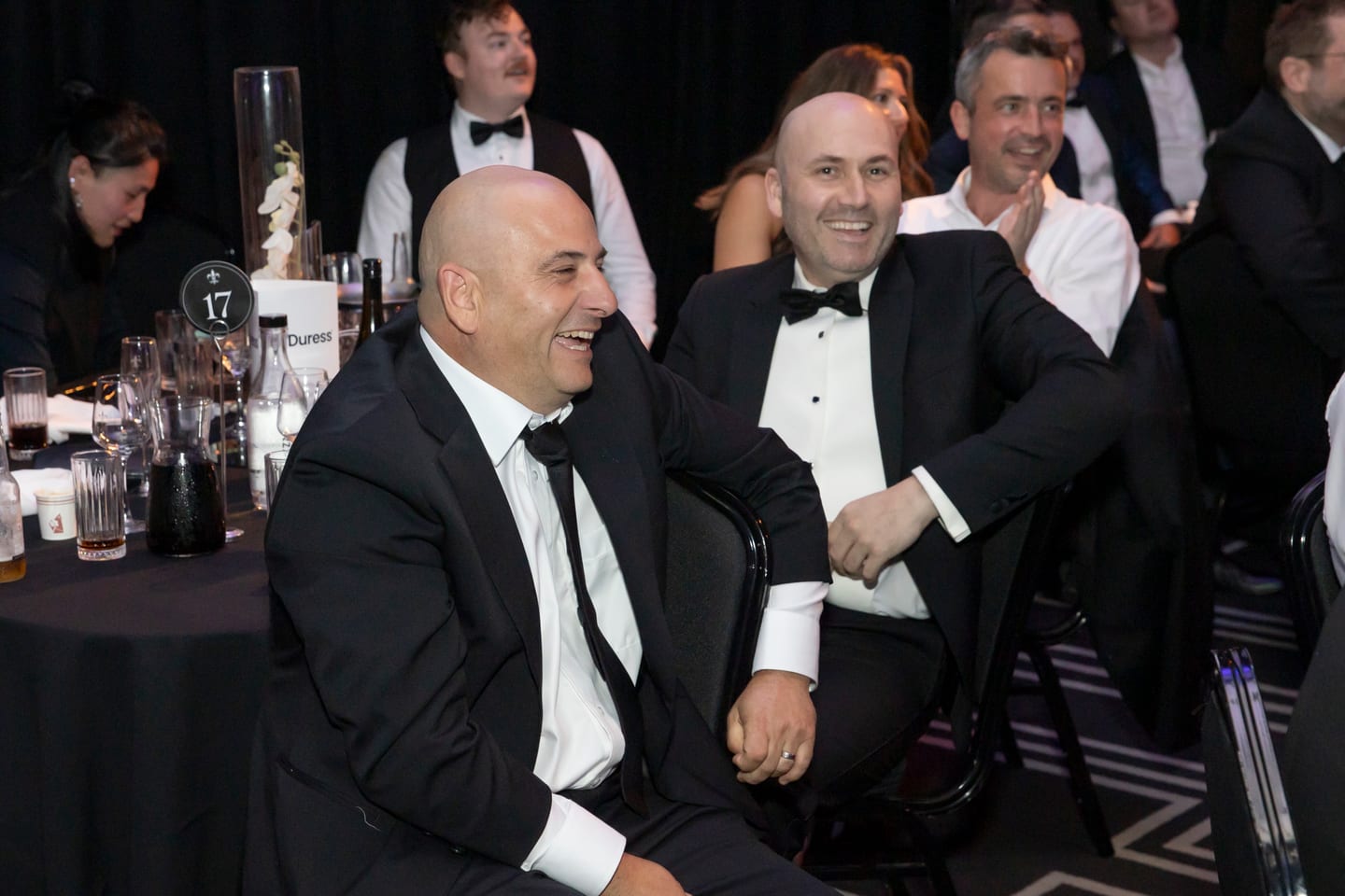 Karl Pagnin and Maurice Pagnin at the Duress table at the 2026 Australian Fraud Awards in Sydney
