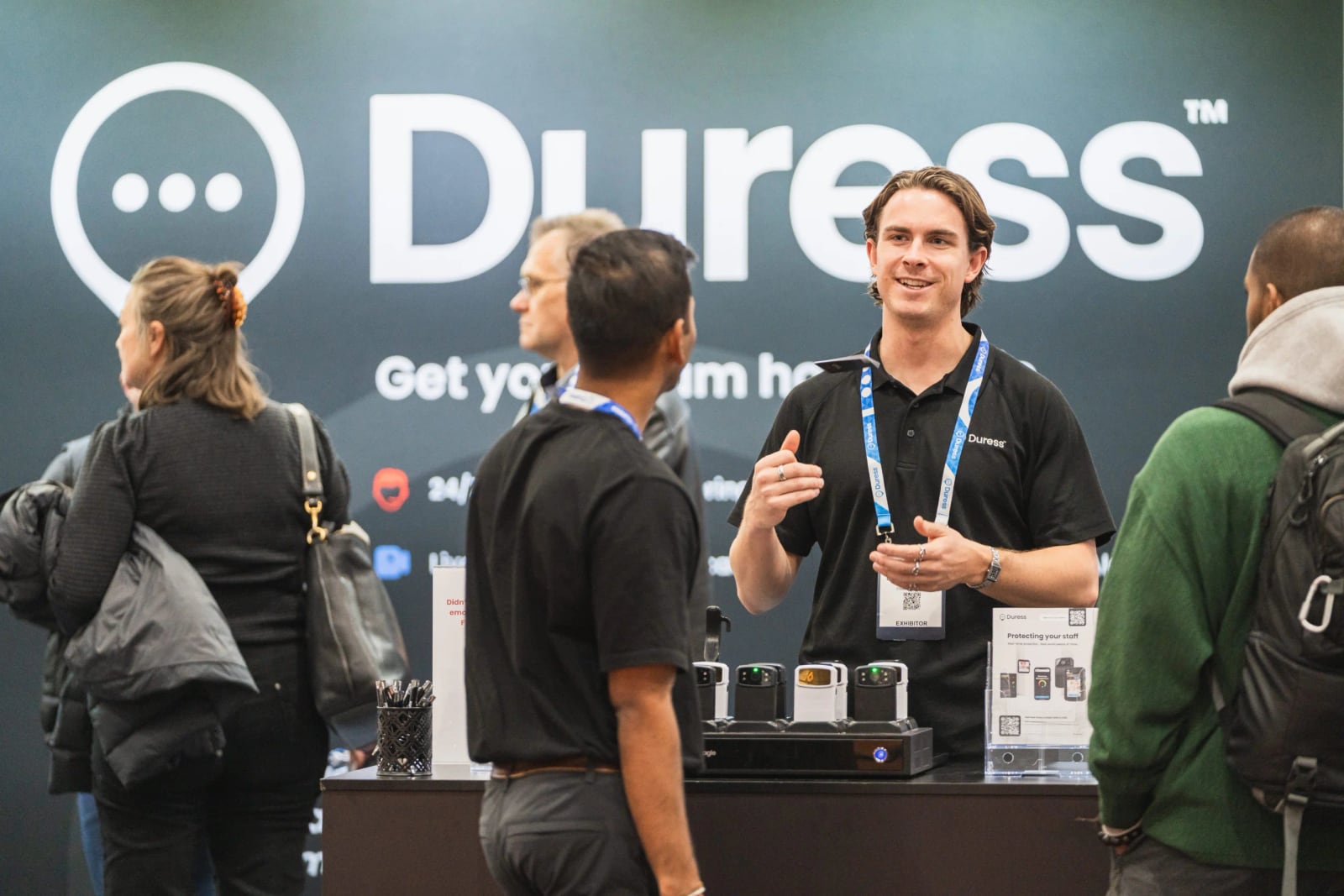 The Duress stand at the Workplace Health & Safety Show