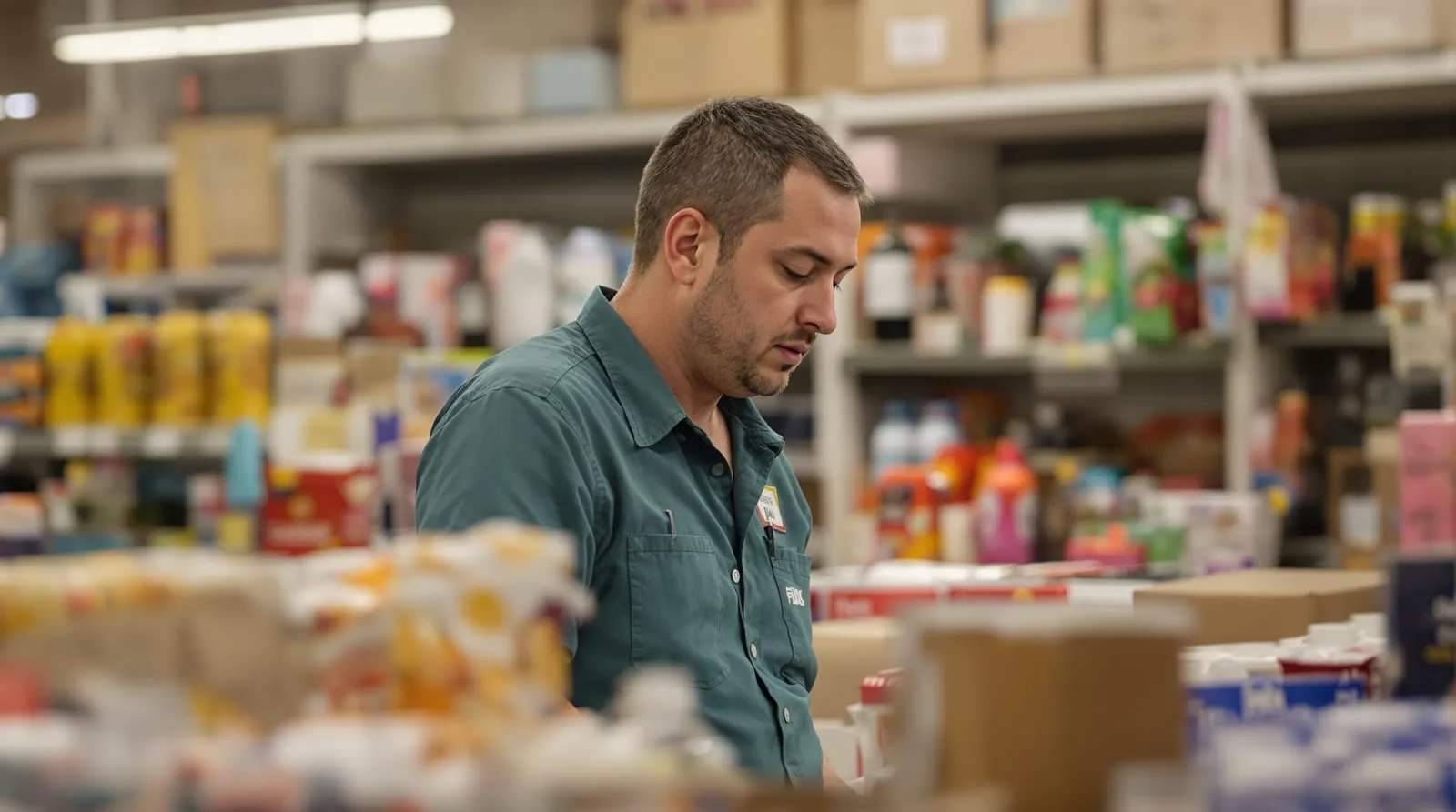 Retail worker in United States