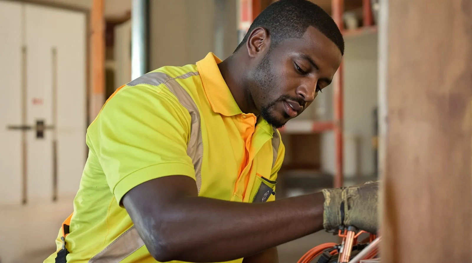 Telecommunications field worker in United Kingdom